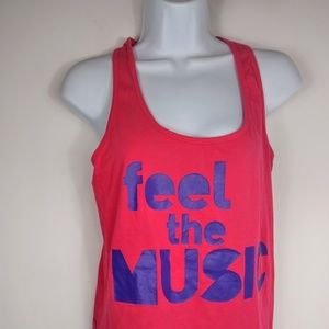 Zumba Pink Racerback Tank XLarge XL Zumba Fitness